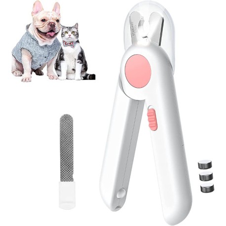 CORTA UÑAS PARA MASCOTAS PETGRAVITY CON LUZ LED