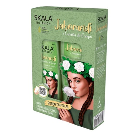 KIT SHAMPOO + ACONDICIONADOR JABORANDI SKALA (CABELLOS GRASOS)