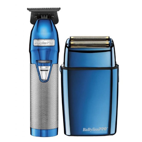 KIT DESVELLADORA Y TRIMMER BABYLISS PRO BLUE FX COLLECTION