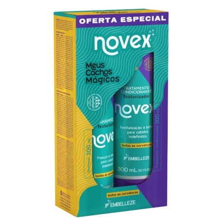 KIT SHAMPOO + ACONDICIONADOR MEUS CACHOS MAGICOS NOVEX