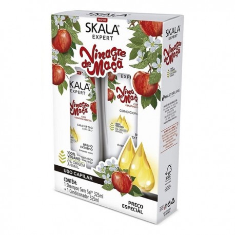 KIT SKALA VINAGRE DE MANZANA SH + ACOND