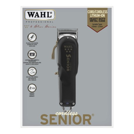 MAQUINA WAHL INALAMBRICA CORDLESS SENIOR